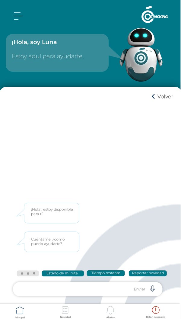 Oberon 360 app: chat with LUNA